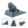 Ciieeo No Drill Door Stopper Large Size Door Wedge Draft