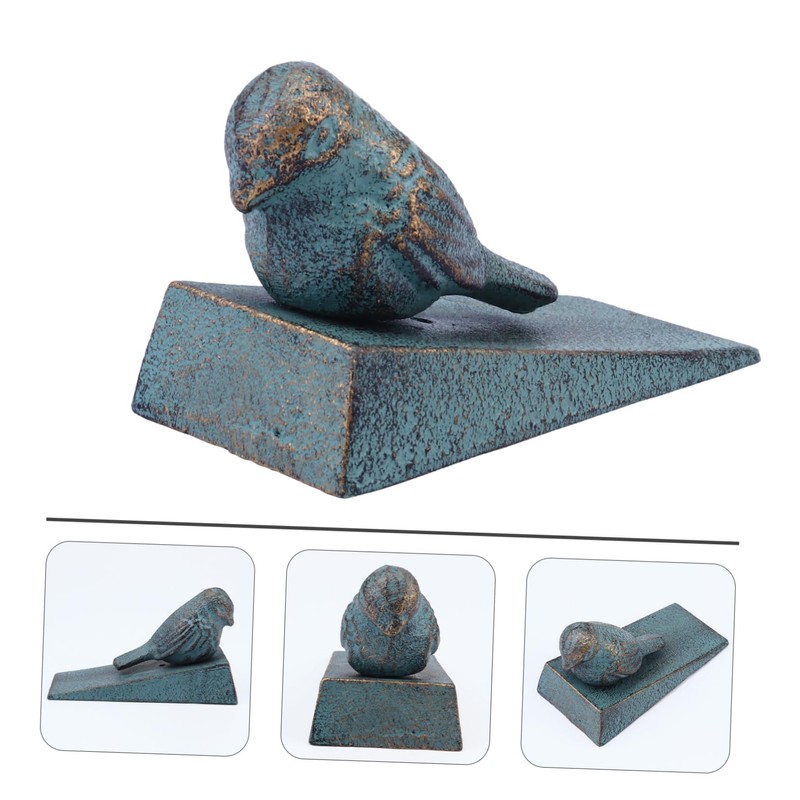 Ciieeo No Drill Door Stopper Large Size Door Wedge Draft