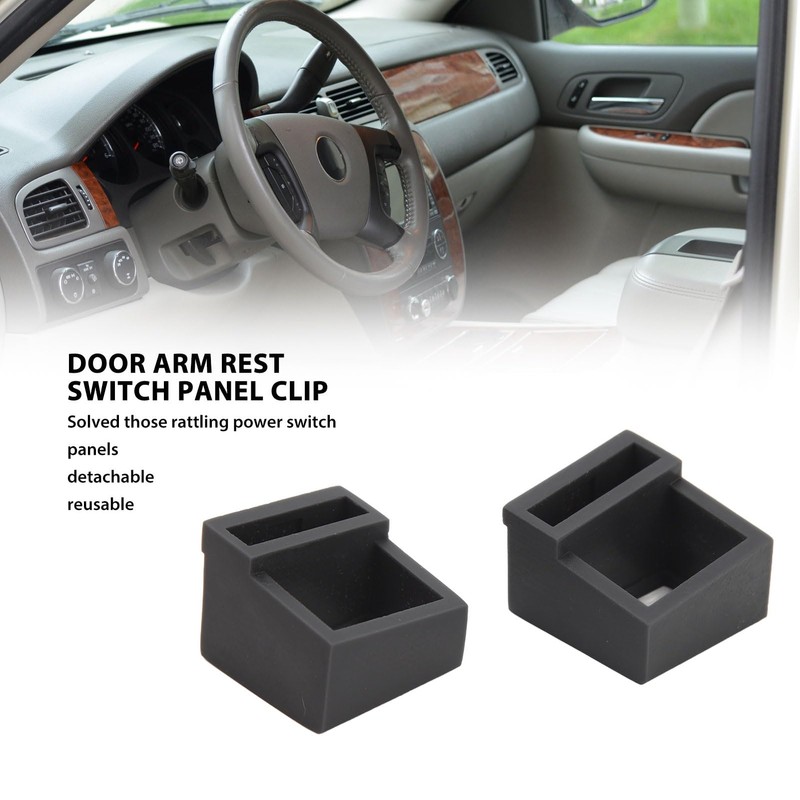 KIMISS Door Panel Arm Rest Repair Kit, 2pcs Door Arm