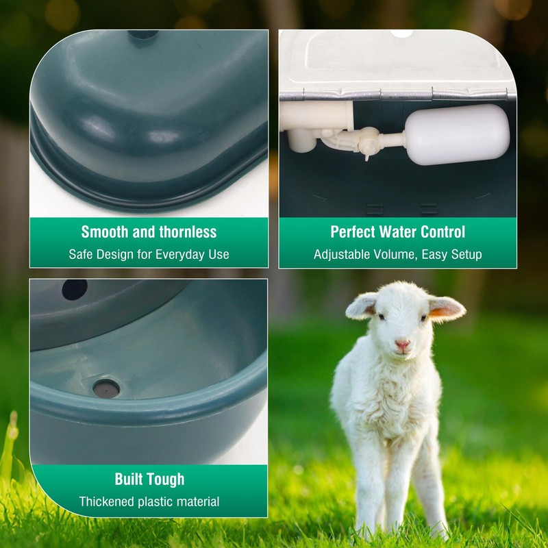 Automatic Water Bowl Livestock Waterer for Horse Cattle Goat Sheep