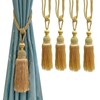 SWTOOL 4PCS Curtain Tassel Tiebacks Large Handmade Curtain Holdbacks Decorative