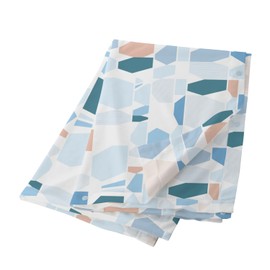 Elecom HCC-S22BU Cool Stole UV Protection, Contact Cool, Heat Prevention Goods, Ice Corde, Horizon Blue x Shell Pink