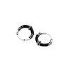 WINDALF Vikings Azuari Hoop Earrings 13 mm Silver Wheel with