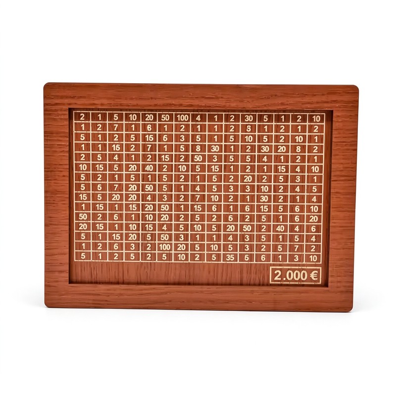 Wooden Money Saving Box for Personal Savings Goals – Reusable