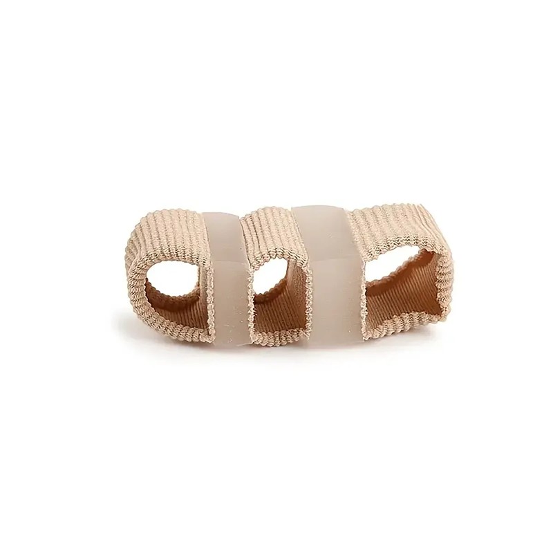 Silicone Toe Separator for Everyday Foot Care – Reusable 3-Hole
