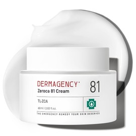 DERMAGENCY Zeroca 81 Korean Calming Cream for Acne-Prone & Oily Skin – Lightweight Barrier-Repair Moisturizer, Controls Sebum, Deeply Hydrates & Smooths Texture (2.02 fl.oz. 60 ml)