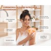 Paquete de 2 esponjas exfoliantes de red africana para baño,