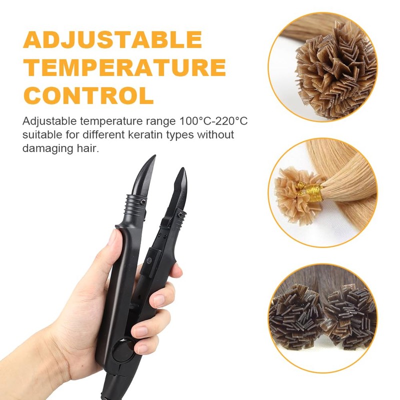 Lanshii K-tip Hair Extension Iron Kit