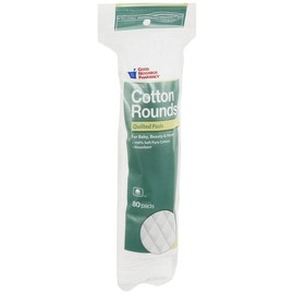 GNP Cotton Rounds Exfoliating Pads 80ct