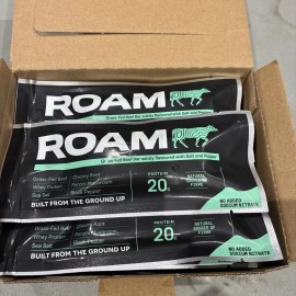 Barras de proteína natural ROAM 12 x 45 g barra de carne BB: 11/26
