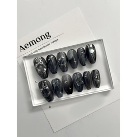 Aemong: Black Old Moon - Mini Short Square / Aemong : 블랙 그믐달 - 미니숏스퀘어
