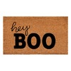 Calloway Mills Hey Boo Doormat (Tan/Black, 24" x 36")