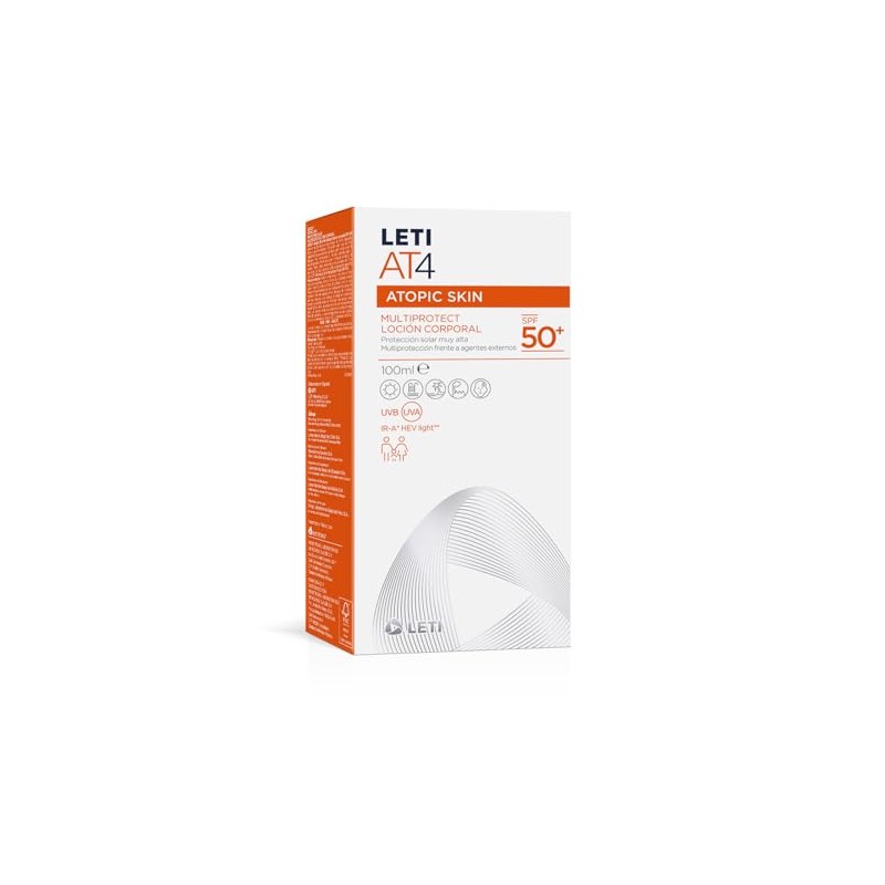 Leti At4 Multiprotect Loción Corporal Fps 100