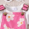 Newborn girl summer outfits overalls shorts 0-3 Months rose floral