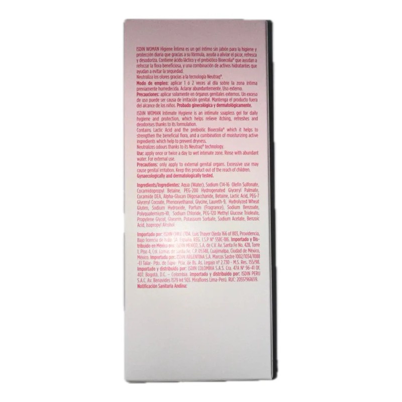 Gel Íntimo ISDIN Woman 200ml | Fórmula Delicada para Higiene