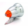 PTRP NEW Talbot Classic Chrome Bullet Side Mirrors LED Turn