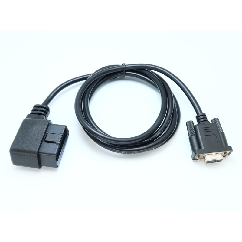 DECHITH Angled OBD2 Male to DB9 Serial RS232 Female Cable
