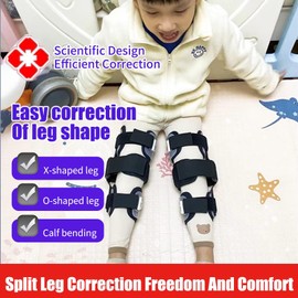 Mathgetin Kids O/X Legs Type Correction Brace, Pediatric Leg Posture Corrector, Children Legs Straightener for Knees Valgus Deformity Bow Legs, Leg Knee Orthosis Brace