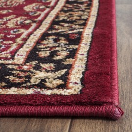 SAFAVIEH Lyndhurst Collection LNH331B Traditional Oriental Non-Shedding Living Room Entryway Foyer Hallway Bedroom Runner, 2'3" x 6' , Red / Black
