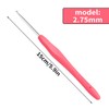 2.75mm Crochet Hook, Ergonomic Crochet Hooks with Soft Rubber Handle