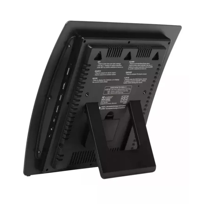 La Crosse Technology Curved Digital Atomic Wall Clock