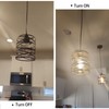 3 PACK Black Pendant Lights Kitchen Island, Small Kitchen Pendant