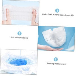 IWOWHERO 3pcs Maternity Sanitary Napkin Women Breast Pads Breathable Sanitary Napkins Super Absorbent
