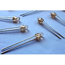 Agilent 200-LOT Agilent HLMF-KL06 T-1 (3mm) Clear Lens Tinted Dome, Yellow Diffused LED