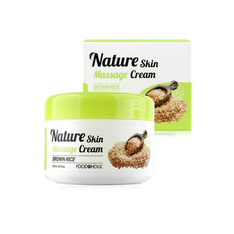 Food Aholic Nature Skin Brown Rice Massage Cream 300ml /