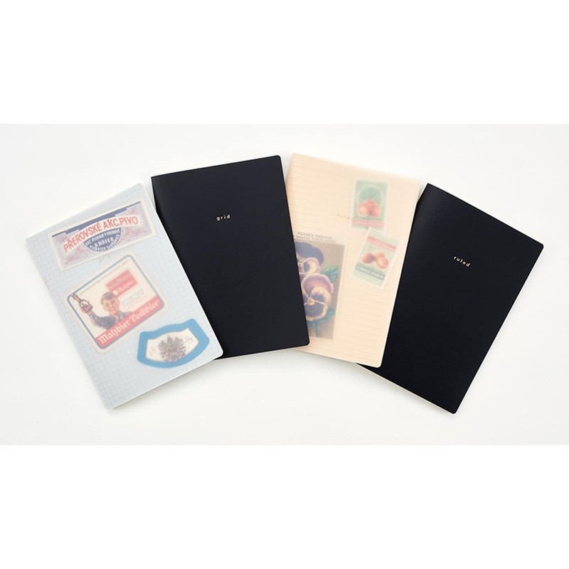 Daigo Isshoni. Notebook, B6, 0.2 inches (5 mm), Square Shaped,
