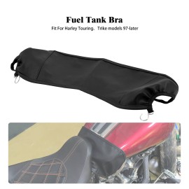 HDBUBALUS Black Fuel Tank Bra Protector Shield For Harley Electra Road Trike Glide 97-2022