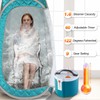 amocane Portable Sauna Steamer Pot 1.6L, Stainless Steel Steam Generator