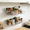 W WINTMING 2PCS Acrylic Shelves for Wall Clear Floating Shelf