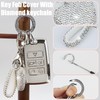 YIKECASE Key Fob Cover with Diamond Keychain Car Key Holder
