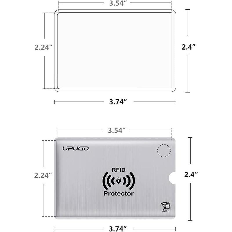 6 Pack 12mil New Medicare Card Protector Sleeves and 6
