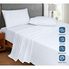 Royale Linens 100% Cotton Flat Sheets Only - Full Size