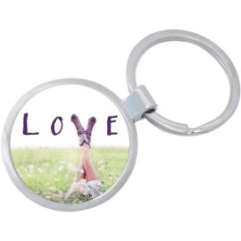 Love Boots Cowgirl Keychain - Includes 1.25 Inch Loop for Keys or Backpack
