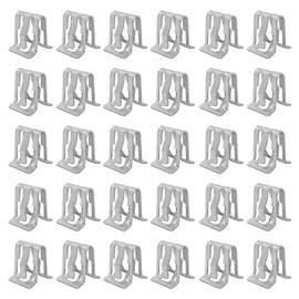 30Pcs GM Interior Trim Clips 1994-2017 - Console Dash Retainer, 15748479 1/2" X 5/8" Metal Grill Clips for Car & Trucks, Moulding Fastener, Garnish Bezel & Scuff Plate