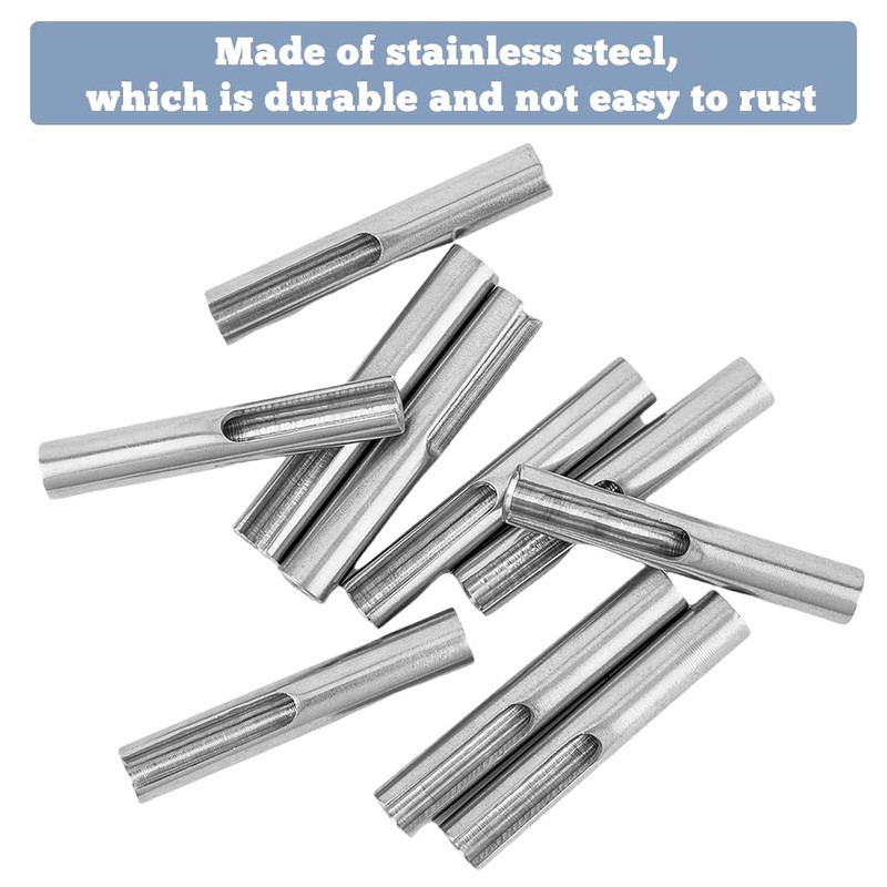 SUPERFINDINGS 10Pcs 316 Stainless Steel Invisible Cable Railing Kit Terminal