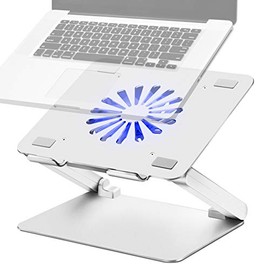SOUNDANCE Almohadilla de refrigeración para laptop con ventilador de bajo ruido y concentradores USB 3.0, enfriador ventilado para laptop que evita el