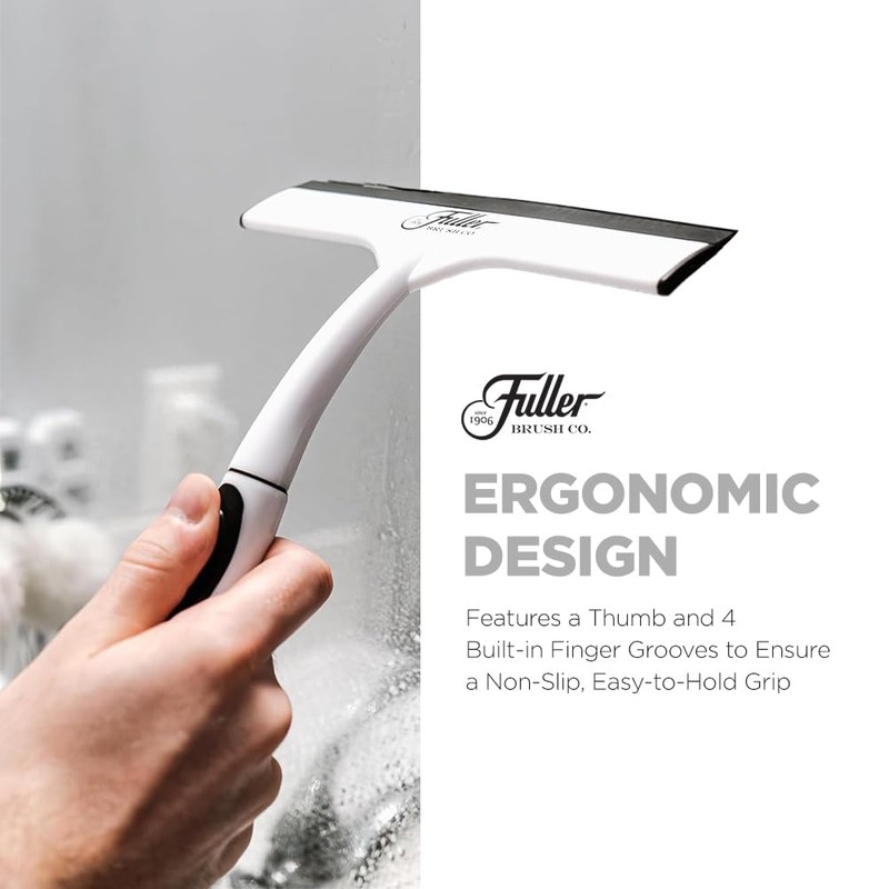 Fuller Brush Easy Grip Handheld Squeegee - for Shower Walls,