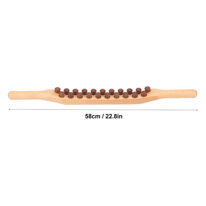 Wooden Scraping Stick Relieve Fatigue Reduce Soreness Double Sided Massage