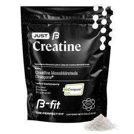 B-FIT B Just Creatine Creapure - Creatina Monohidratada Pura en Polvo - Pre Entreno Ideal Pre Workout - Sin Sabor (600 gr)
