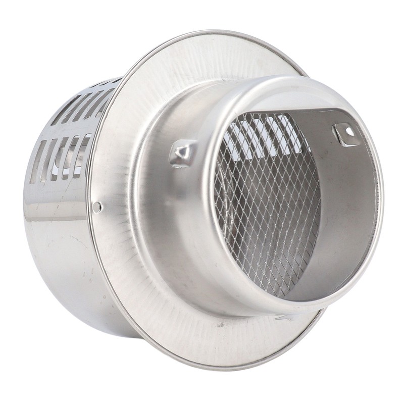 Stainless Steel Air Vent Cap Louvered Vent Cover Round Air