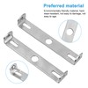 Anseom 4 Pcs Lighting Fixture Ceiling Plate Bracket, 105mm/110mm Light