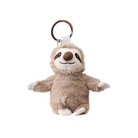 Warmies Sloth Keyring, 16cm French Lavender Scented Soft Toy Keychain, Plush Accessory for Keys or Bags