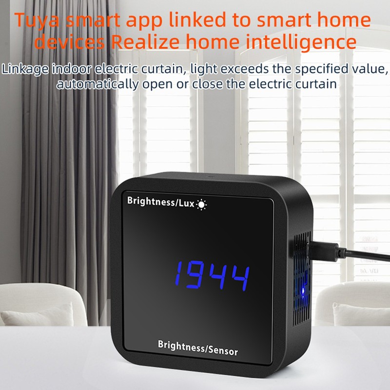 Tuya ZigBee Intelligent Light Detector Temperature & Humidity Sensor with