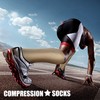 CHARMKING Compression Socks for Women & Men Circulation (3 Pairs)