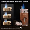 Yaninkle Torch Lighter, Jet Flame, Butane Refillable, Built-in Cutter