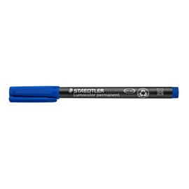 Staedtler Lumocolor permanent universal pen, 10 Pack - Marcador permanente (10 Pack, Blue)